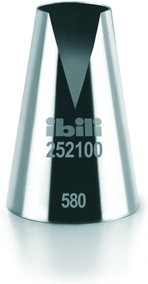 ibili Saint Honore Decorating Tube, Stainless Steel, Metallic, 2 x 3 x 4 cm