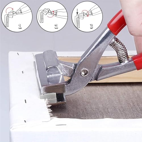 mylifeunit professional canvas pliers for stretching canvas 4-3/4", front angle view