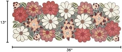 lightnpro beaded table runner - elegant handmade floral, view 10