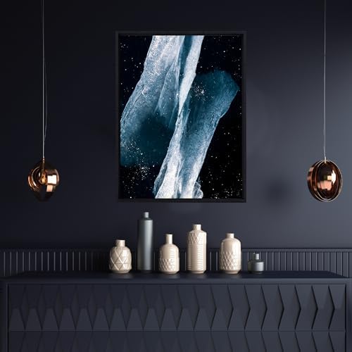 pixy canvas floater frame 16x20 for 3/4 (0.75), close-up detail