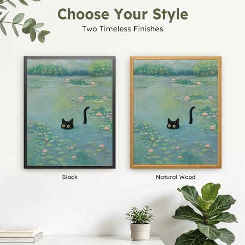 canvas floating frame for 12x14 inch stretched canvas, package contents