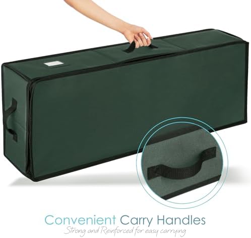 hearth & harbor wrapping paper storage container with, front angle view