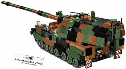 cobi armed forces panzerhaubitze 2000 tank building set, close-up detail