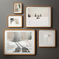 flyjoe 11x14 picture frame, solid teak wood frame, main product view
