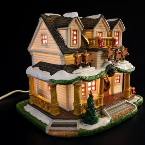 lemax village collection winter haven #95501, side view