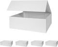 white magnetic large gift box with lid, 13x9x4, main product view