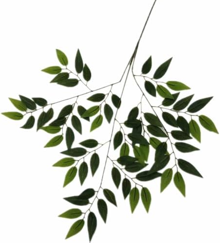 artificial olive leaves green foliage stems waterproof for on a desk or shelf