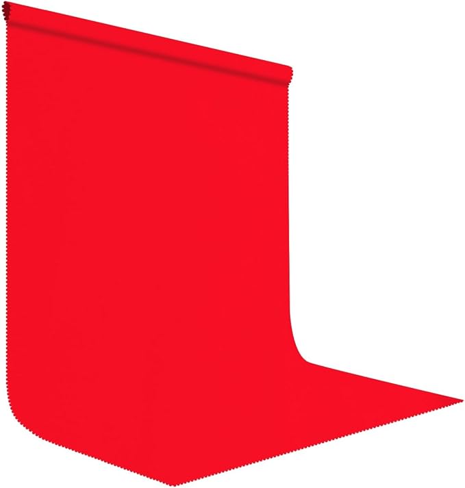 5x7FT Red Screen Backdrop Background for Photography, Photo Backdrop Props for Photoshoot, Party, Video