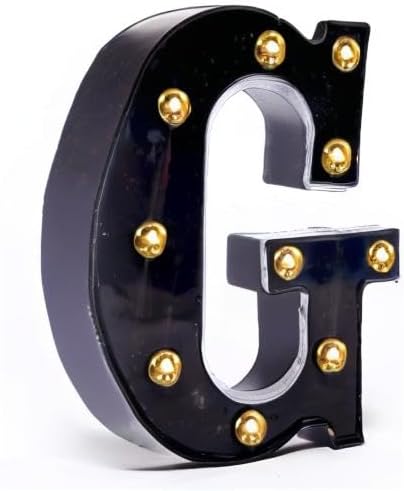 Foaky Black LED Marquee Number Lights Sign Light Up Marquee Number Lights Sign for Night Light Wedding Birthday Party Battery Powered Christmas Lamp Home Bar Decoration