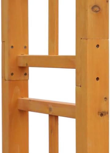 outsunny 85" wooden garden arbor, garden arch for, package contents