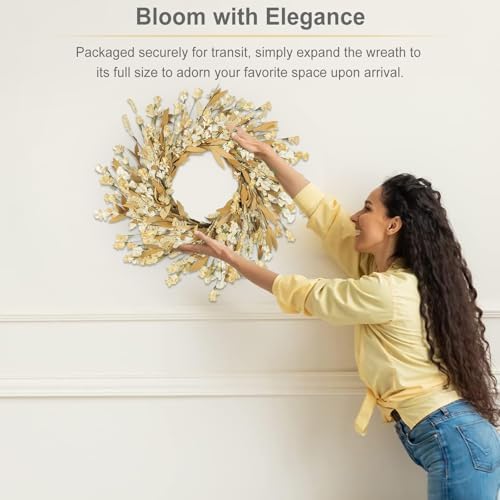 artgar fall wreath, 24 inch fall wreaths for showing dimensions