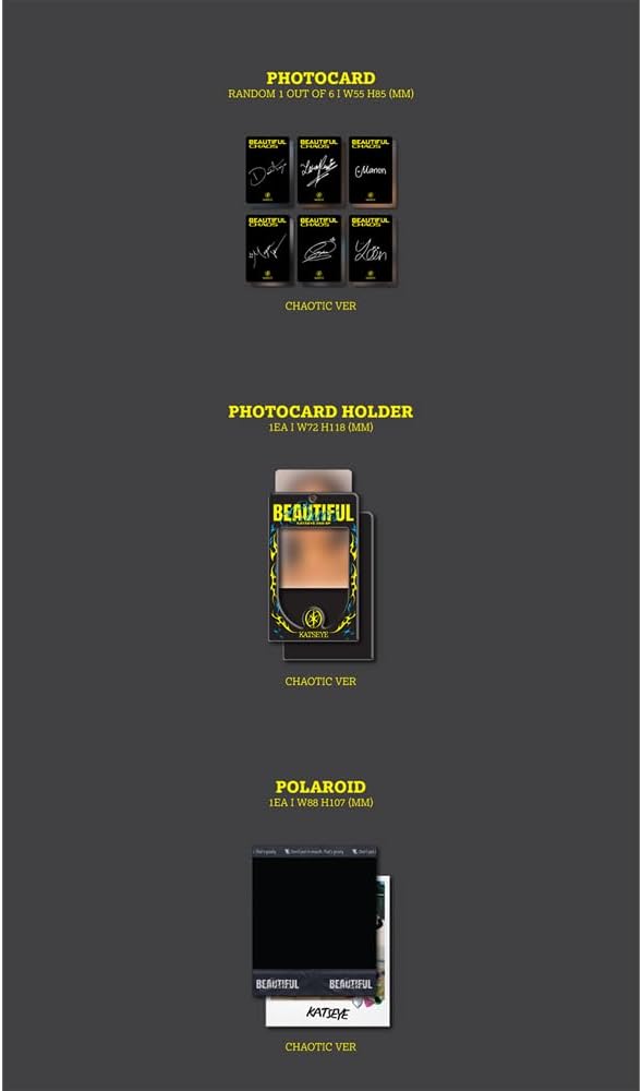 KATSEYE [BEAUTIFUL CHAOS 2nd EP Album](CHAOTIC ver.) + 3 Extra Photocards Set