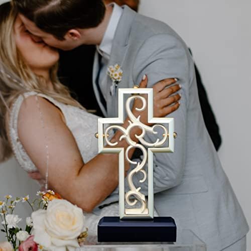 Unity Cross ® Black and Pearl White; Unity Candle Unity Sand Alternative