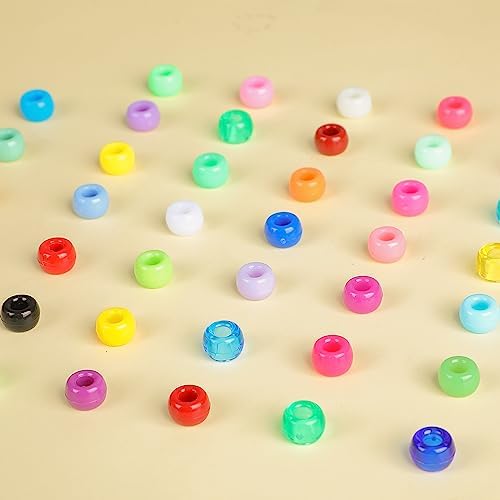 huquary 21000 pcs pony beads bulk,kandi beads, 72 on a desk or shelf