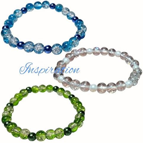 8mm glass beads round bulk, diy jewelry supplies shown in use