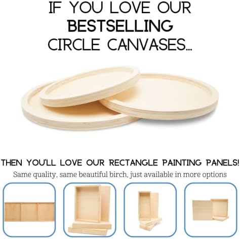 circle wood sign blank 16 inch diameter, pack showing dimensions