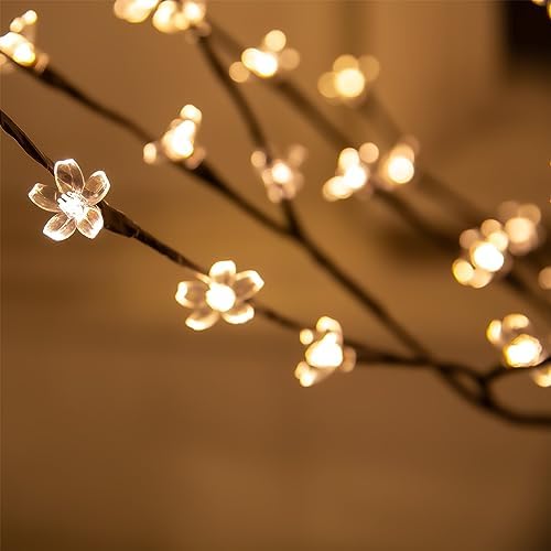 tybeeu 4ft lighted cherry blossom tree wtih 144, package contents