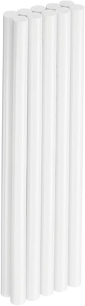 HARFINGTON 10pcs Hot Glue Sticks 0.43" Dia x 9.84" Long EVA Mini Hot Melt Adhesive Glue Stick for Hot Melt Gun Wood Plastic Glass Flowers Fabrics Foam, White