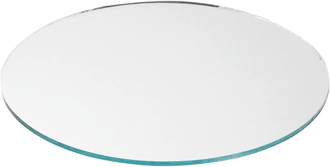 Juvale 4-Inch Round Glass Mirrors for Crafts - 4-Inch, 50-Pack, Blue, Modern - Craft Supply for Mirror Centerpieces & Home Decoration