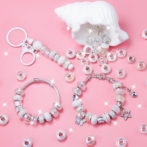 european craft beads large hole spacer beads, assorted, view 9