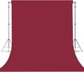 Wine Red Photography Backdrop for Photoshoot, Photo Backdrop Curtain, Perfect Wine Red Backdrops for Party Portrait Photoshoots Video Studio 6FTx9FT