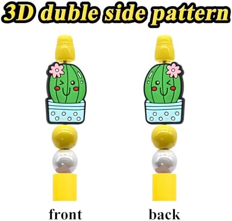silicone focal beads bulk, different random mix collections, front angle view