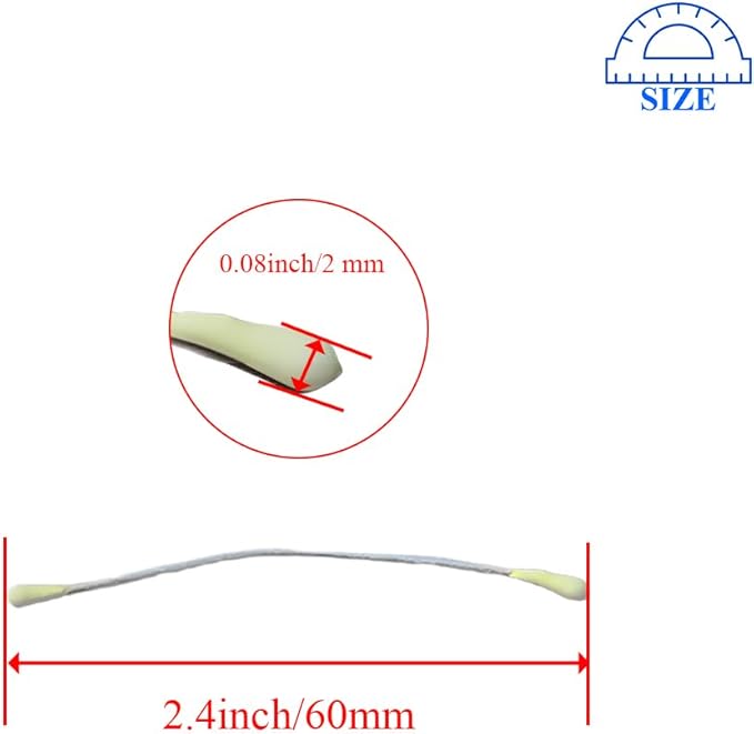 HAHIYO 700Pcs 2mm LightYellow Matte Double Head Flower Stamen Pistil for Flower Making Scrapbook Decoration - Handmade Artificial Flower Pistil Matt-Like Floral Stamens Flowers Pollen Stamen