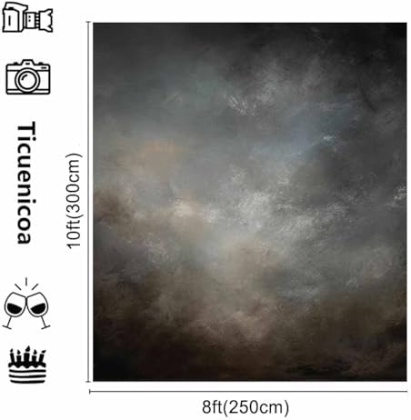 8x10ft fabric abstract backdrop for photography vintage portrait showing dimensions