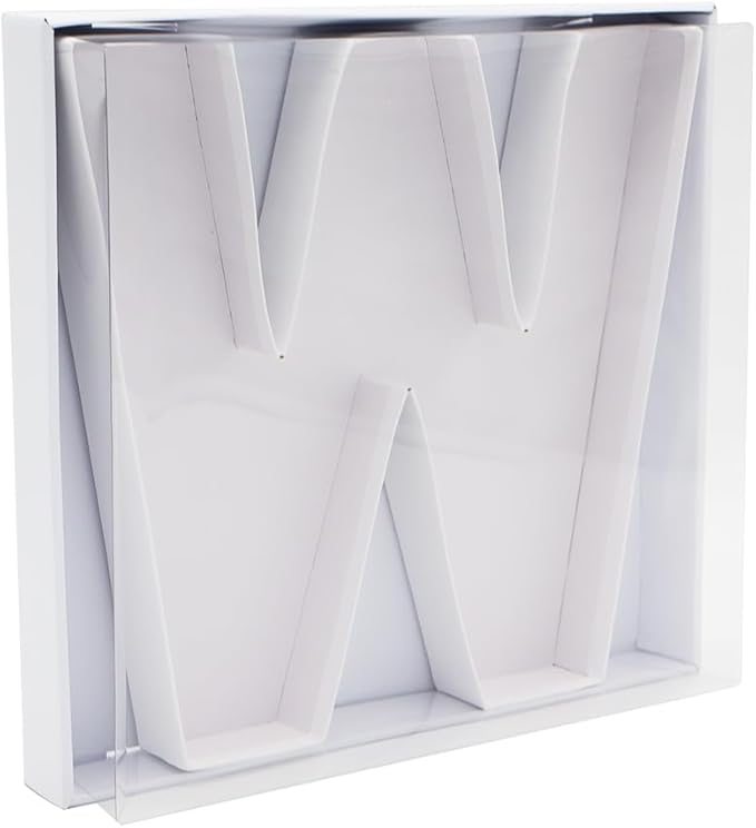 12" Fillable Cardboard Letter Charcuterie Gift Cupcake Box With Cover Sweets Packaging (W)