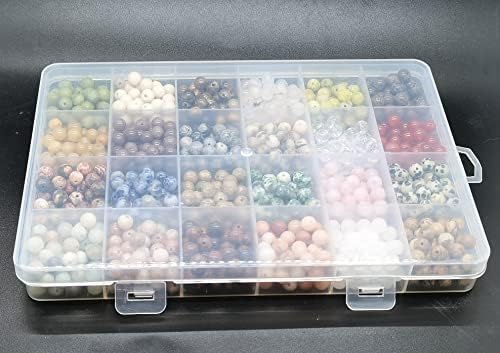 6mm natural round stone beads real gemstone beading, package contents