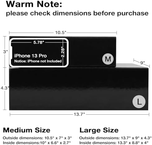 aimyoo 5 pack black magnetic gift boxes with shown in use