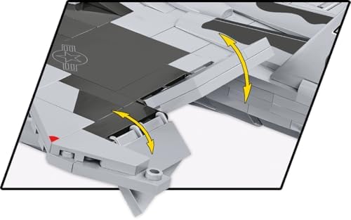 cobi armed forces boeing f-15ex eagle ii aircraft showing dimensions
