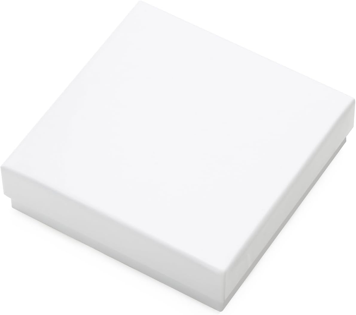 Magicool Hanger Magicool 20 Pack 3.5x3.5x1 Inch Cardboard Jewelry box Necklaces,Bracelets,Earrings,Small Gift Packaging,Jewelry Gift Boxes Lids Filled Cotton(White), 3.5x3.5x1 Inch (Pack of 20)