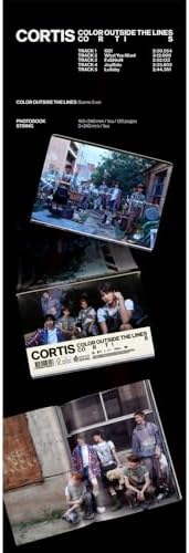 CORTIS [1st EP Album COLOR OUTSIDE THE LINES](Scene 1 Ver.) + 3 Extra Photoca...