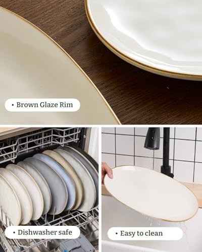 famiware serving platters set of 3 sizes on a desk or shelf