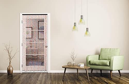 rainbow wooden bead curtain 36” x 79” –, package contents