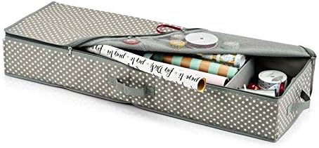Zeller Gift Wrapping Paper Organizer – Polyester