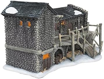 department 56 game of thrones village night's watch, close-up detail