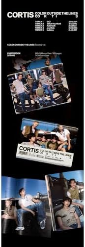 CORTIS [1st EP Album COLOR OUTSIDE THE LINES](Scene 1 Ver.) + 3 Extra Photoca...
