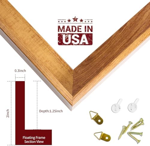 floating frames for canvas, wood-look frames for 1.25", view 9