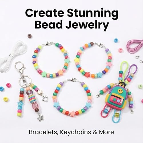 veylo 5000+ pony beads & kandi kit for showing dimensions