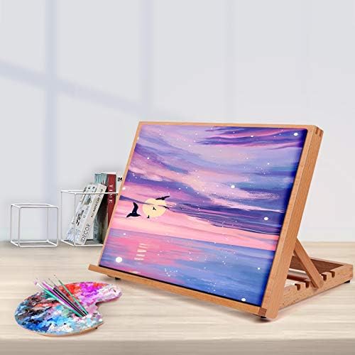 falling in art 5 position wood drafting table showing dimensions