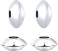 adabele real 925 sterling silver 8mm saucer rondelle, main product view