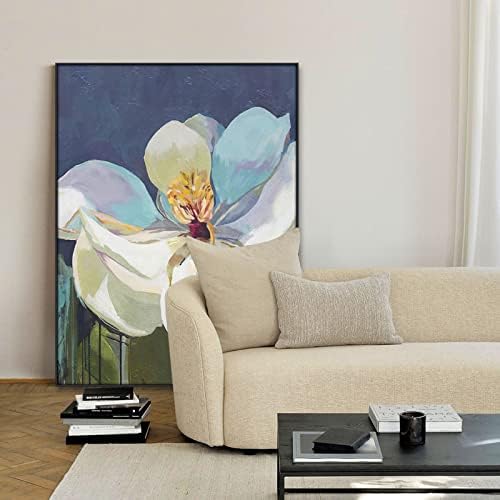 1.5" deep floating canvas frame for 24x48 landscape, front angle view