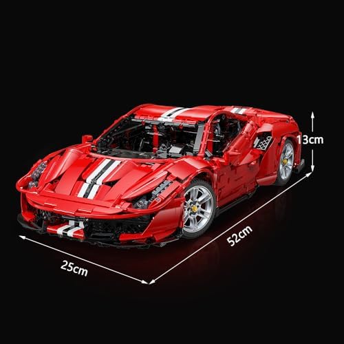 cada master c61042w super car building kit, moc, view 9