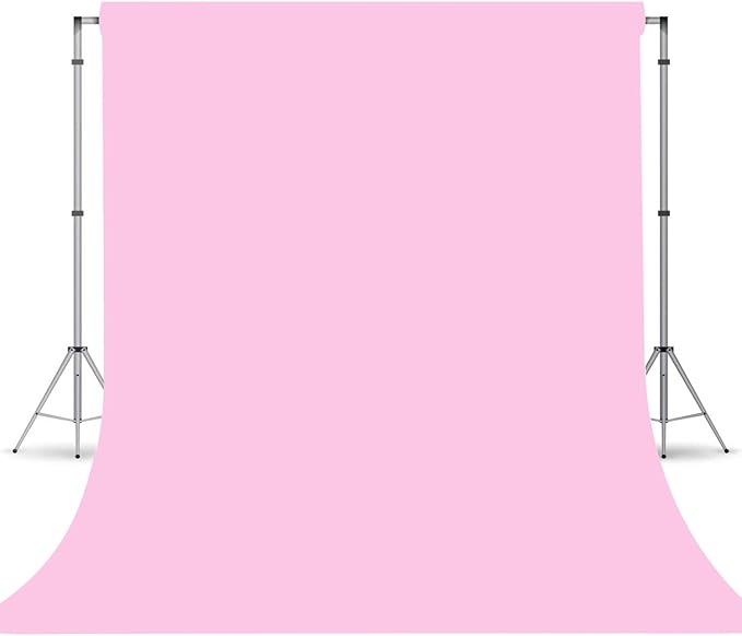 Pink Photography Backdrops, Photo Booth Video Shooting Photo Backdrop, Portrait Background for Photography, Photo Studio Pink Backdrops for Photoshoot 10x20ft