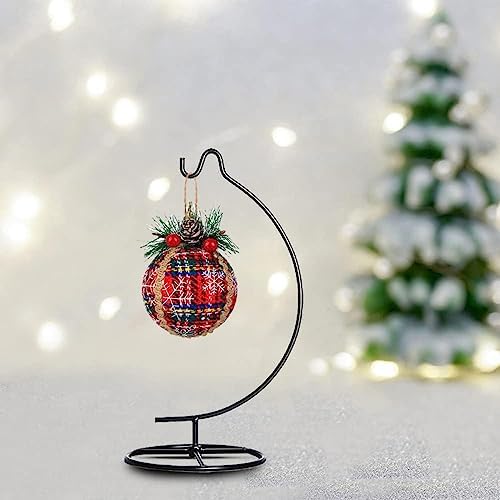 Ornament Display Stand, Holder Ornament Hanger Stands Glass Ball Ornament Holder Ornament Stands for Hanging Plants, Hanging Terrarium Stand for Christmas Wedding Ornament, Home Office Decor