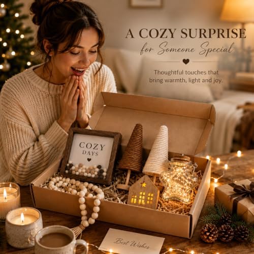 farmhouse home decor set, glass star fairy light showing dimensions