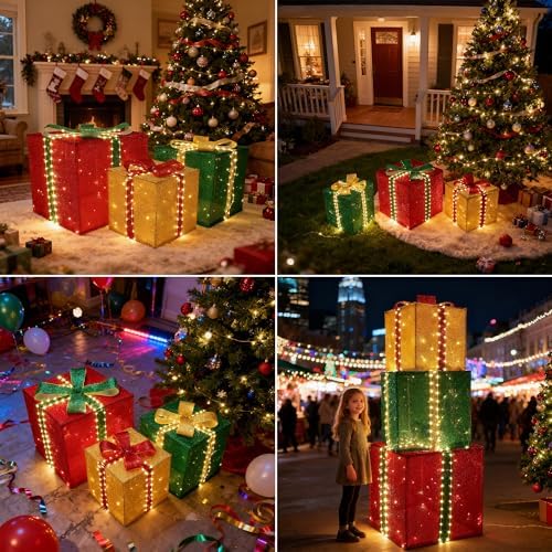 lomotech christmas decoration outdoor - set of 3, main product view