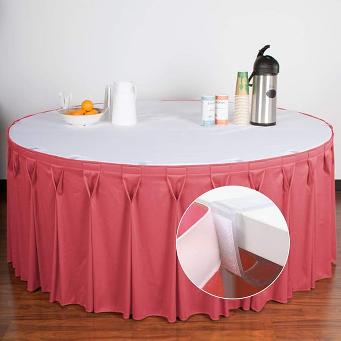 50 Pieces Table Skirt Clips Plastic Tablecloth Clips for Outdoor Party Indoor Outdoor Events 0.8-1.2"
